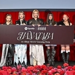 　「リスニングパーティー」に登場したＨＡＮＡ＝東京都渋谷区