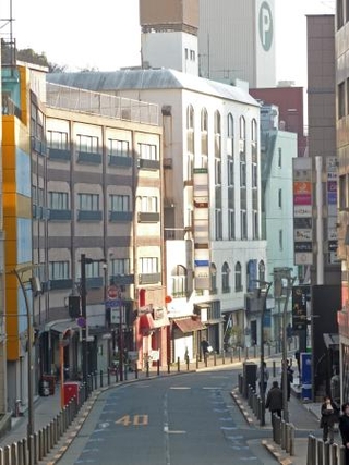 　芋洗坂から見た街並み＝東京都港区