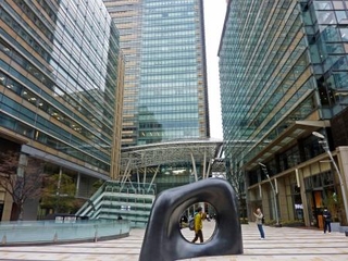 　東京ミッドタウンの高層ビル群＝東京都港区