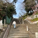 　池上本門寺の石段＝東京都大田区