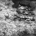 　展示作品の一つ「宵明かり」