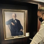 　品川歴史館のモースコーナー＝東京都品川区