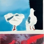 　長沢楓「ｕｎｔｉｔｌｅｄ」（２０２４年）（上）、松山梨子「Ｉｎｄｉｖｉｄｕａｌ　ｕｎｉｑｕｅｎｅｓｓ」（２０２１年）（提供写真）　