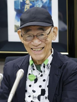 　旭日中綬章の受章が決まり、喜びを語る富野由悠季監督＝２０２６年４月、東京都杉並区