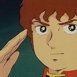 　『機動戦士ガンダム』より（☆（○の中に小文字のＣ）サンライズ）