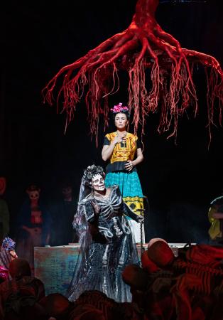 　「フリーダとディエゴ　最後の夢」の一場面（（Ｃ）Ｍａｒｔｙ　Ｓｏｈｌ／Ｍｅｔｒｏｐｏｌｉｔａｎ　Ｏｐｅｒａ）