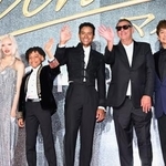 　イベントに登場した、（左から）ちゃんみな、ジュリアーノ・バルディ、ジャファー・ジャクソン、グレアム・キング、香取慎吾＝東京都港区