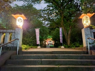 　厳かな光が広がる芝東照宮＝東京都港区