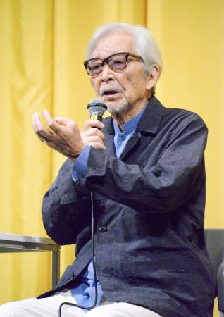 　映画祭に登場した山田洋次監督＝東京都豊島区（主催者提供）