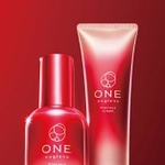 　ユーグレナの化粧品新シリーズ「ＯＮＥ（ワン）プレシャス」のローション（左）とクリーム