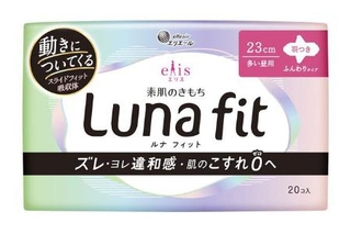 　大王製紙の「エリス　素肌のきもち　ルナフィット」シリーズの商品