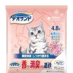 　ユニ・チャームの「デオサンド　香りで消臭する紙砂ＲｅｆＦ（リーフ）　ピュアフローラルの香り」