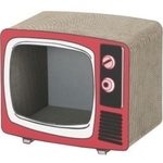 　コメリの「Ｐｅｔ　ａｍｉ　猫の爪とぎ　レトロテレビ」