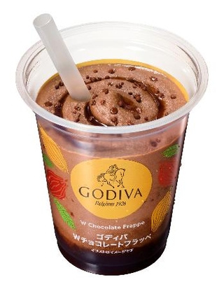 　ファミリーマートの「ゴディバ　Ｗ　チョコレートフラッペ」