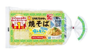 　東洋水産の「マルちゃん焼そば　期間限定　塩レモン味　３人前」