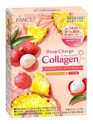 　ファンケルが発売した「ディープチャージ　コラーゲン　トロピカルパイン＆ライチゼリー」