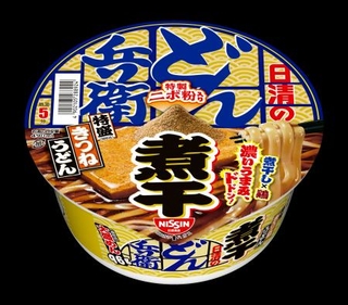 　日清食品の「日清のニボどん兵衛　特盛　きつねうどん」