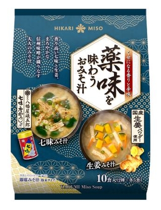 　ひかり味噌の「薬味を味わうおみそ汁」