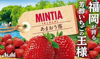 　アサヒグループ食品の「ミンティア　あまおう苺」