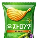 　湖池屋の「湖池屋ストロング　爽快本わさび」