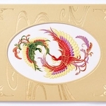 　ＮＴＴ東日本とＮＴＴ西日本の電報台紙「祥鳳」