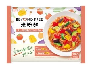 　テーブルマークの「米粉麺　たっぷり野菜のトマトパスタ風」