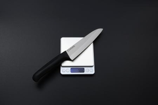 　キングジムの包丁「銀チタン　ハイブリッド包丁」