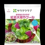 　サラダクラブの「旬を味わうサラダ　紅芯大根やケール」