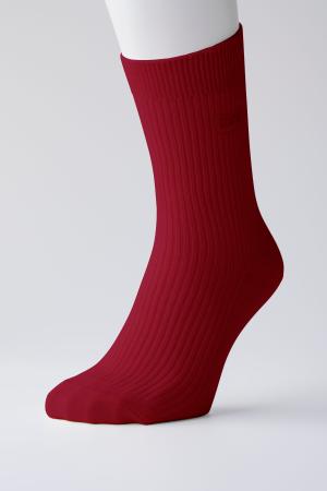 　ＭＴＧが発売した靴下「ＲｅＤ（レッド）　バイタルテック　リカバリーソックス［クルー丈］」（同社提供）