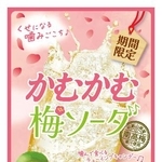 　三菱食品の「かむかむ梅ソーダ」