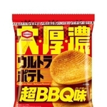 　亀田製菓の「ウルトラポテト　超ＢＢＱ味」