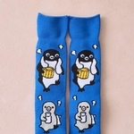 　「Ｓｕｉｃａ（スイカ）のペンギン裏起毛ルームソックス」（（Ｃ）Ｃｈｉｈａｒｕ　Ｓａｋａｚａｋｉ／ＪＲ東日本／ＤＥＮＴＳＵ）