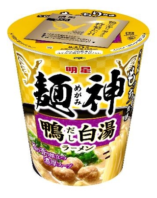 　明星食品の「明星　麺神カップ　鴨だし白湯ラーメン」