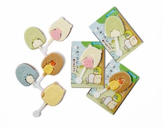 　丹生堂本舗の「すみっコぐらし棒つきチョコ」