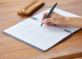 　キングジムの「レザフェスＵ　リングノート　テフレーヌ」