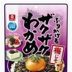 　理研ビタミンの「ふりかけるザクザクわかめ　梅じそ」