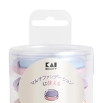 　貝印が発売した「マカロンみたいなパフ」