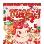 　不二家の「ミルキー（さくらんぼジュレのパルフェ）袋」