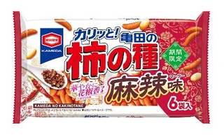 　亀田製菓の「１６４ｇ　亀田の柿の種　麻辣味」