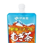　伊藤園の「健康ミネラルむぎ茶　アイス　スラリー」