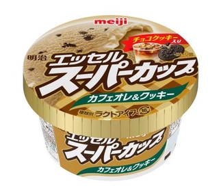 　明治の「明治　エッセル　スーパーカップ　カフェオレ＆クッキー」