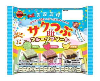 　ブルボンのチョコレート菓子「サクつぶビットフルーツアソート」