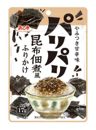 　浜乙女の「パリパリ昆布佃煮風ふりかけ」（同社提供）