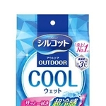　ユニ・チャームの「シルコットアウトドアシリーズ　ＣＯＯＬ　ウェットティッシュ」