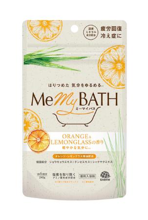 　アース製薬の「ミーマイバス　オレンジ＆レモングラスの香り　２４０ｇ」