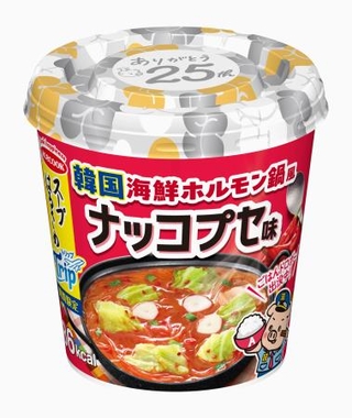 　エースコックの「スープはるさめＴｒｉｐ　ナッコプセ味」