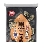 　亀田製菓の「６０ｇ　焙煎うす焼　黒ごま」