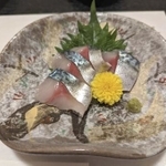 「べっぴんサバのさばみちゃん」の刺し身＝タシマボーリング提供