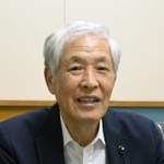 取材に応じる香川県森林組合連合会の五所野尾恭一会長＝２０２４年９月、高松市