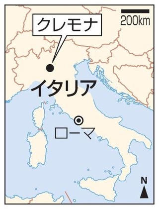 　イタリア・ローマ、クレモナ